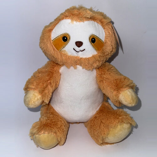 Bradipo 25 cm per stampa sublimatica