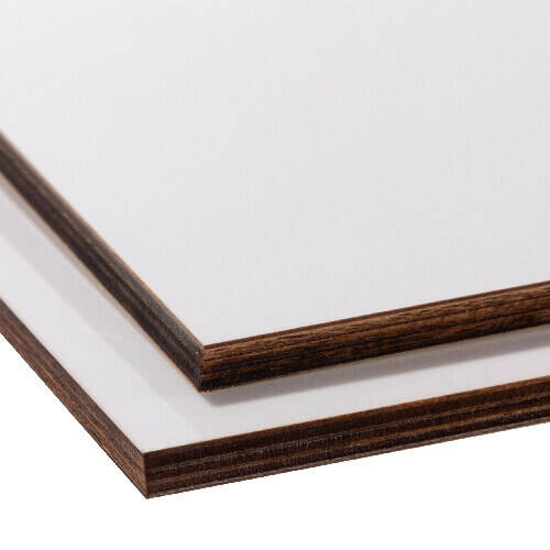 Foglio di compensato sublimatico 92 x 92 cm - bianco