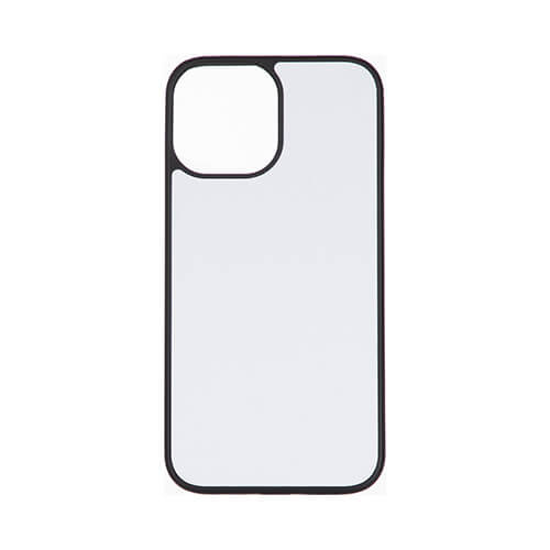 iPhone 12 Pro Max custodia in gomma nero per sublimazione