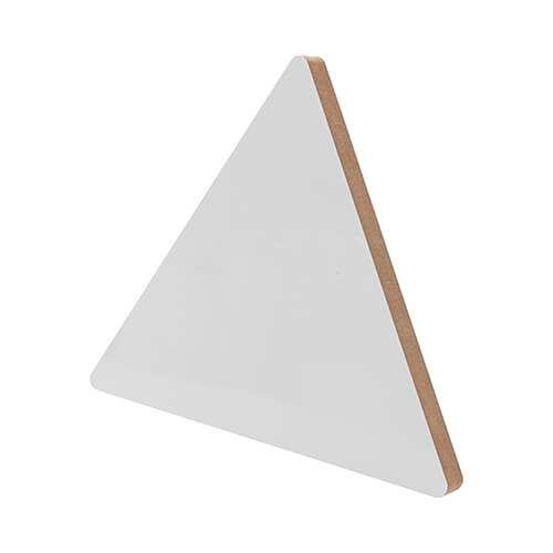 Cornice triangolare in MDF per sublimazione - 17,8 x 20,3 cm