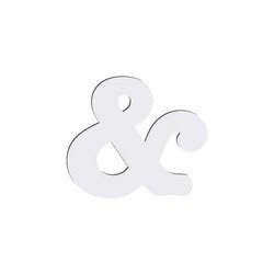 Lettera decorativa da MDF per sublimazione 10 cm &