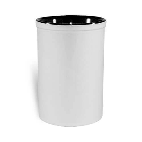Portapenne in ceramica nero Trasferimento termico a sublimazione