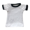 Mini T-Shirt per Sublimazione con appendiabiti - nero