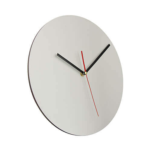Orologio in MDF Ø 30 cm Trasferimento termico a sublimazione