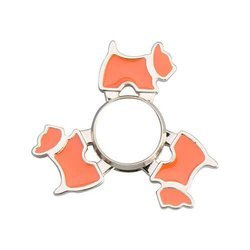Spinner in metallo per sublimazione - Cane - arancione
