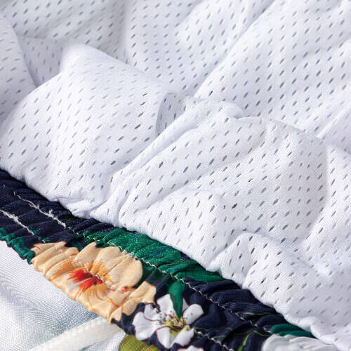 Pantaloncini da spiaggia sublimati da uomo - pappagalli