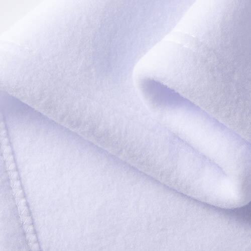 Coperta in pile 203 x 152 cm per sublimazione - bianca
