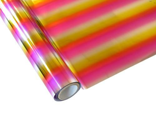 Lamina per stampa a caldo con motivo - Multi-Bars Pink