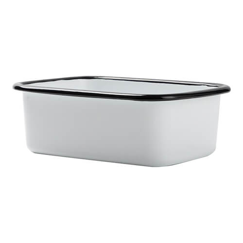 Ciotola smaltata 20 x 14,5 x 7 cm per sublimazione