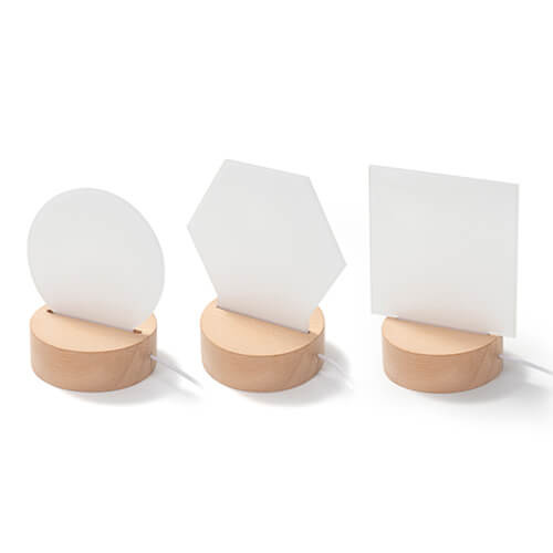 Base per lampada a LED - rotonda Ø 10 cm - luce calda