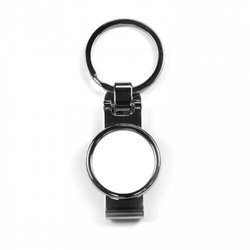 Portachiavi in Metallo Cerchio stampabile Sublimazione Trasferimento termico