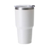 Tazza in acciaio inox da 900 ml per sublimazione - bianco opaco