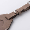 Portachiavi in pelle con cintura / custodia AirTag per sublimazione - grigio