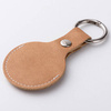 Portachiavi in ​​pelle / custodia AirTag per sublimazione - Marrone