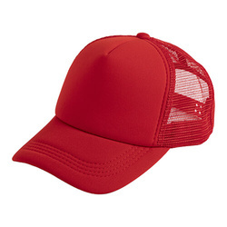 Cappellino Trucker per adulti a colori per sublimazione e trasferimento termico - rosso
