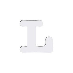 Lettera decorativa da MDF per sublimazione 10 cm L