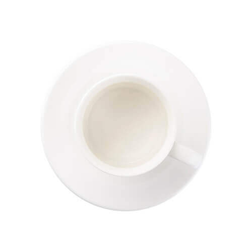 Tazzina 170 ml con piattino per stampa a sublimazione