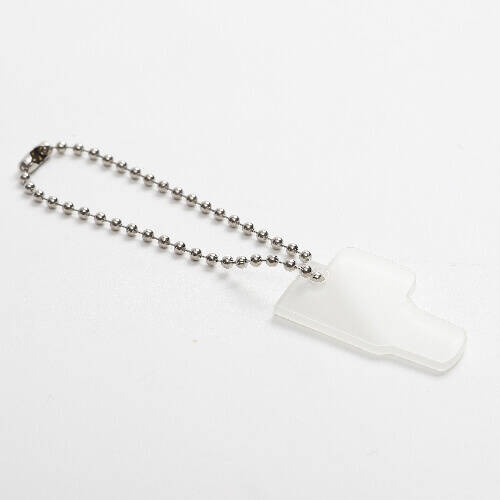 Ciondolo per tazza in acrilico per sublimazione - tazza su catena a sfere