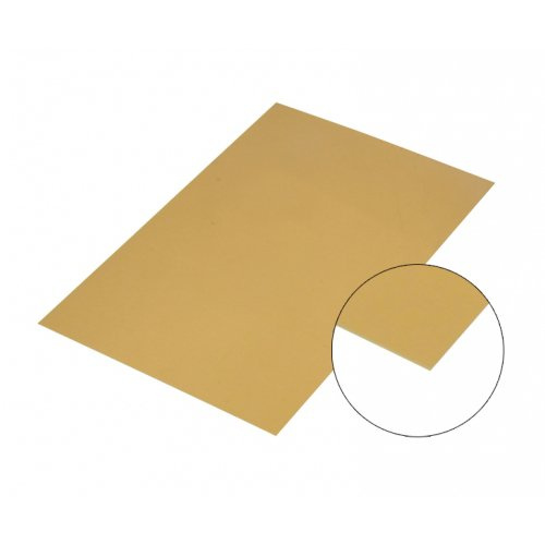 Lastra in alluminio di colore oro effetto specchio 10 x 15 cm Sublimazione Trasferimento termico
