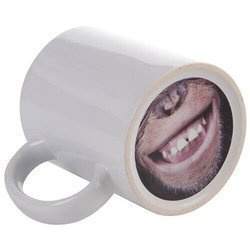 Tazza 330 ml con la stampa fondo - la scimmia Sublimazione Termostampa