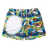 Pantaloncini da spiaggia sublimati da uomo - skateboard