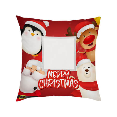 Federa in tela 38 x 38 cm per sublimazione - Red