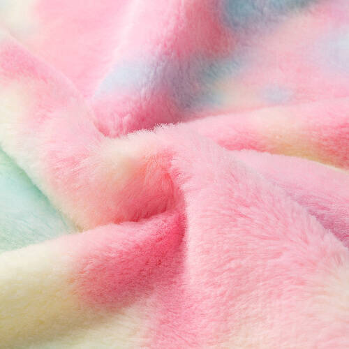 Federa colorata 45 x 45 cm in pile a pelo lungo e microfibra per sublimazione