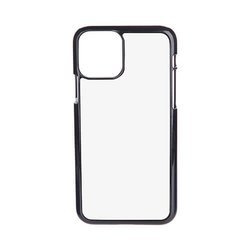 Custodia iPhone 11 Pro in plastica nero Sublimazione trasferimento termico