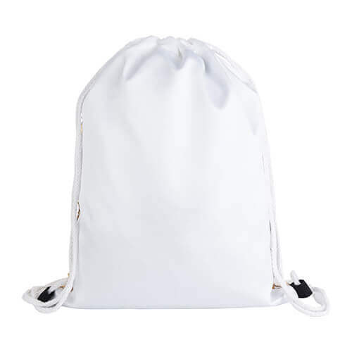 Sacca da portare in spalla 36 x 45 cm con paillettes per la sublimazione - rossa