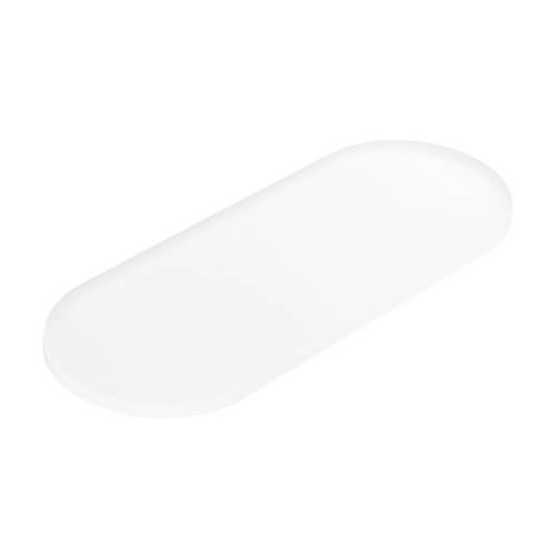 Lima per piedini in vetro per sublimazione - rettangolo con angoli arrotondati