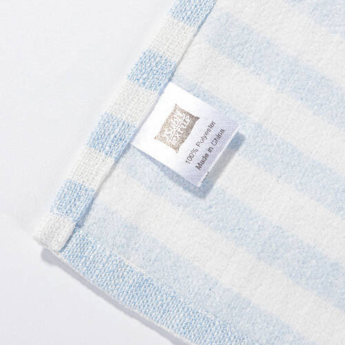 Tovaglietta in tela 50 x 35,5 cm crema con strisce blu per sublimazione