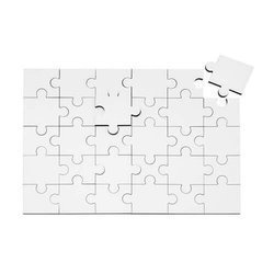 Puzzle in MDF 25 x 17,5 cm 30 elementi Trasferimento termico a sublimazione