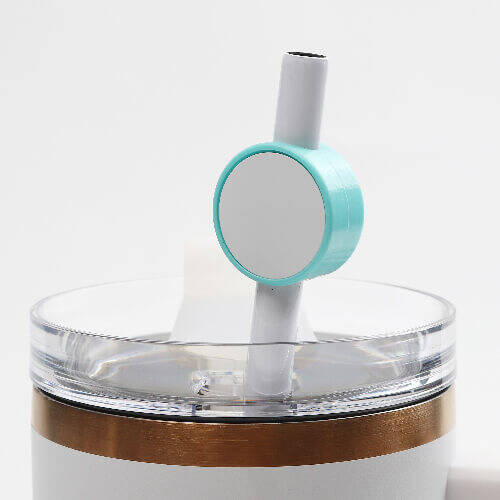 Copertura in cannuccia in silicone Ø 0,8/1 cm per sublimazione - cerchio verde