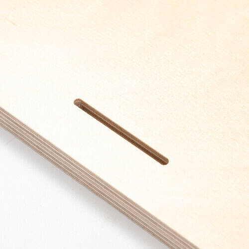 Portafoto triangolare in compensato per sublimazione - 17,8 x 20,3 cm