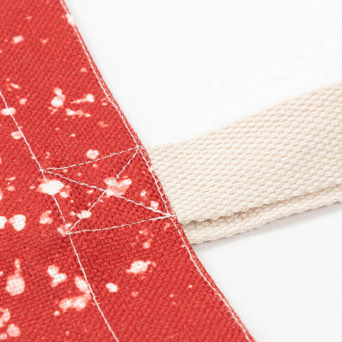 Borsa a tracolla Starry Red sbiancata per sublimazione