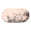 Patch paillettes bicolore da sublimare - ovale col. "champagne"