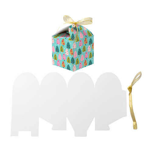 Confezione decorativa per sublimazione - 9 x 9 x 12 cm