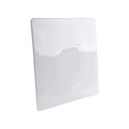 Piatto piano quadrato 22,5 x 22,5 cm per la sublimazione