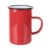 Tazza in metallo 450 ml per sublimazione - rosso