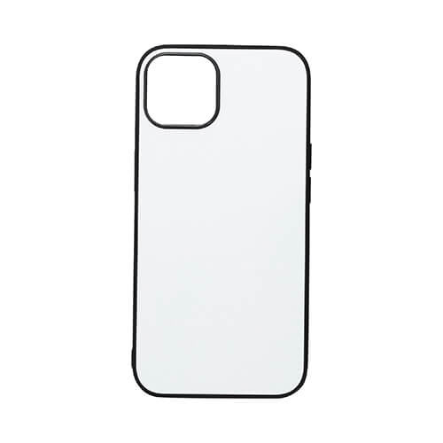 iPhone 15 custodia in gomma nera per sublimazione