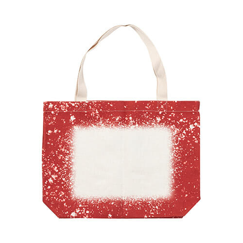 Borsa a tracolla Starry Red sbiancata per sublimazione
