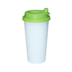 Tazza termico ECO con coperchio verde chiaro Stampa Sublimatica