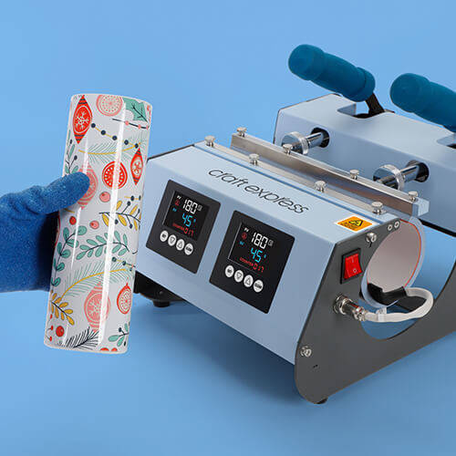 Pressa a due stazioni per tazze e bicchieri - modello 3 in 1