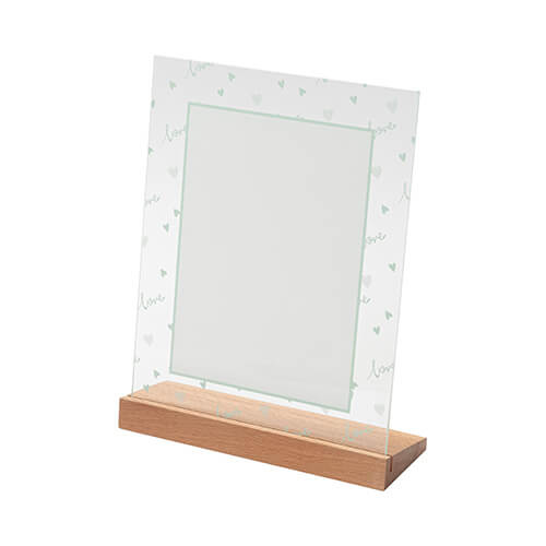 Cornice in vetro per sublimazione - 20 x 25 cm - Blue Love