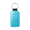 Portachiavi in pelle con glitter per sublimazione - fusto blu