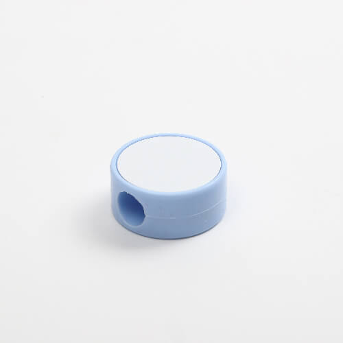 Copri cannuccia in silicone Ø 0,8/1 cm per sublimazione - cerchio blu