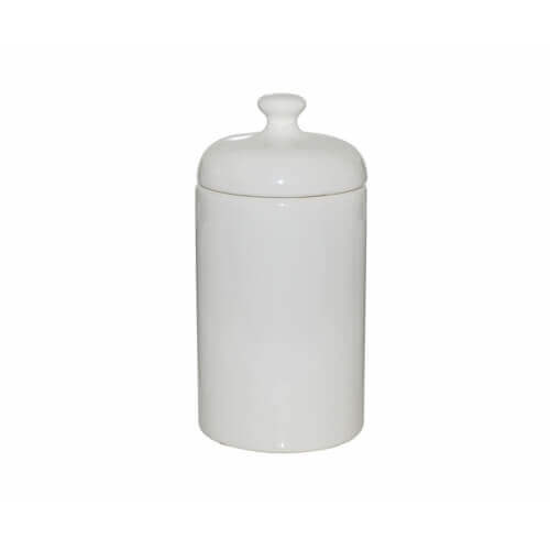 Contenitore in ceramica con coperchio per sublimazione