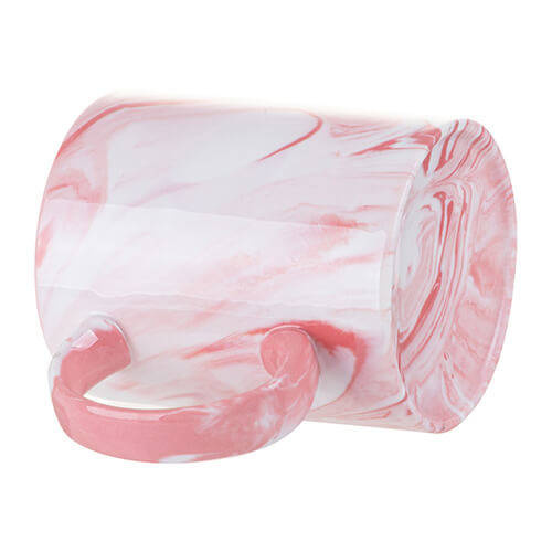 Tazza 330 ml per sublimazione - marmo rosa