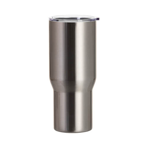 Tazza da viaggio in acciaio inossidabile da 750 ml per sublimazione - argento