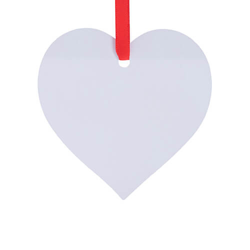 Ciondolo in metallo per sublimazione - cuore